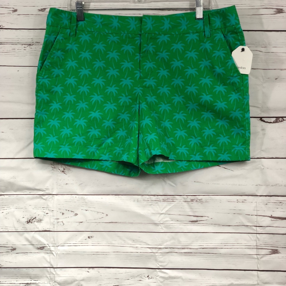 🆕 Caslon Shorts / Nordstrom/ Size 14 Palm Trees